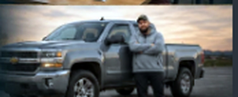 Jose with the truck he saved for and bought